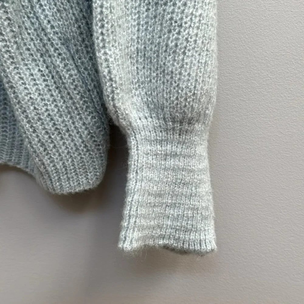 Anthropologie Maeve Baby Blue Knit Sweater Size XL - Picture 7 of 8